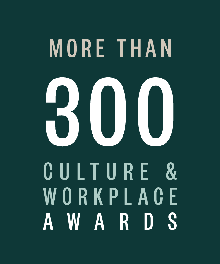 More than 300 culture & workplace awards