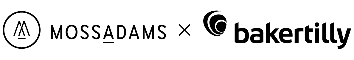 Moss Adams and Baker Tilly Logos