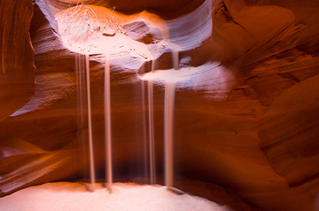 sandy desert cave